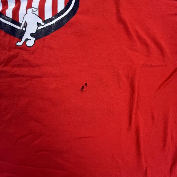 Team USA Shirt Mens 3XL Red Soccer Abby Wambach 20 USWNT Olympics Gildan Cotton - Picture 3 of 10
